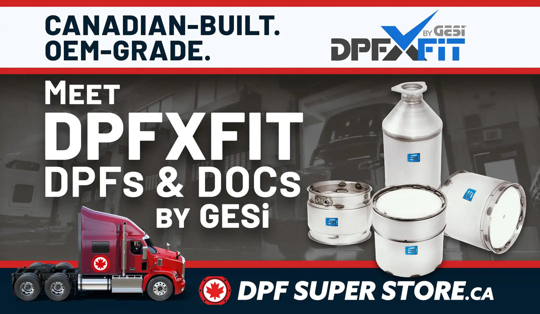 Canadian-Built. OEM-Grade. Meet DPFXFIT DPFs & DOCs by GESi