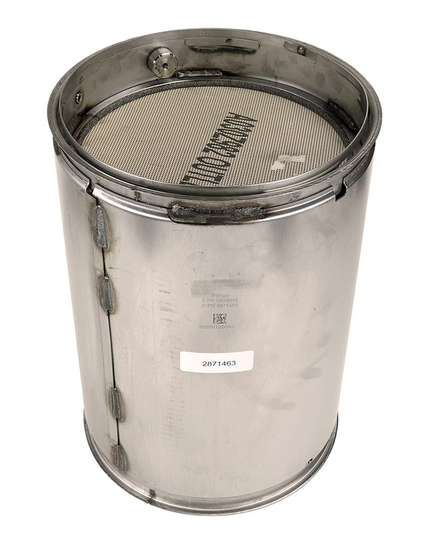 OEM CUMMINS DPF MODULE / 2871463 top view