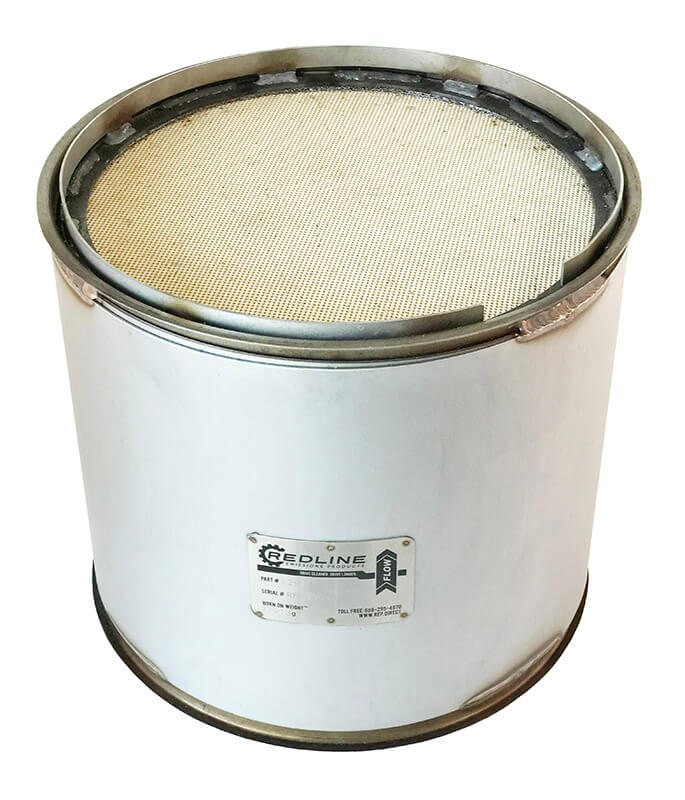 Redline Emissions Products Cummins ISL / ISM DPF (4352923 / RED 52931) top