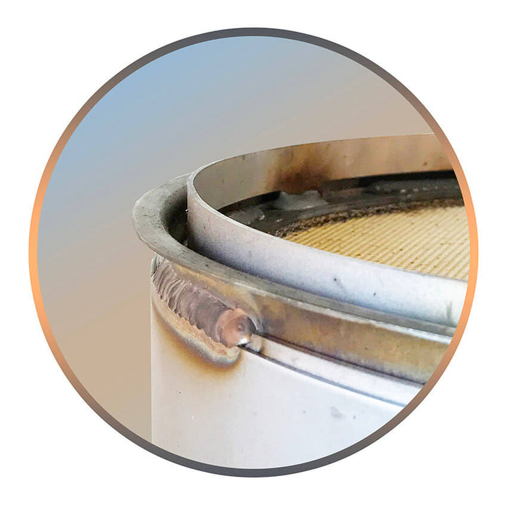 Redline Emissions Products Cummins ISL / ISM DPF (4352923 / RED 52931) outlet detail