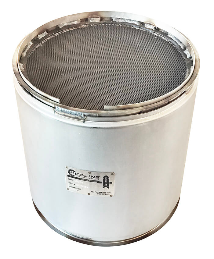 Redline Emissions Products Cummins ISX / Navistar Maxxforce 13 DPF (4969702 / RED 52932) top