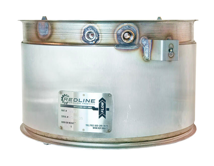 Redline Emissions Products Cummins DOC / Catalyst (2888247 / RED 58807) alt