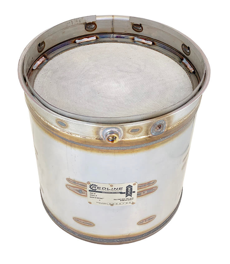 Redline Emissions Products Cummins ISL / ISM DOC, Catalyst (5287519 / RED 58817) top