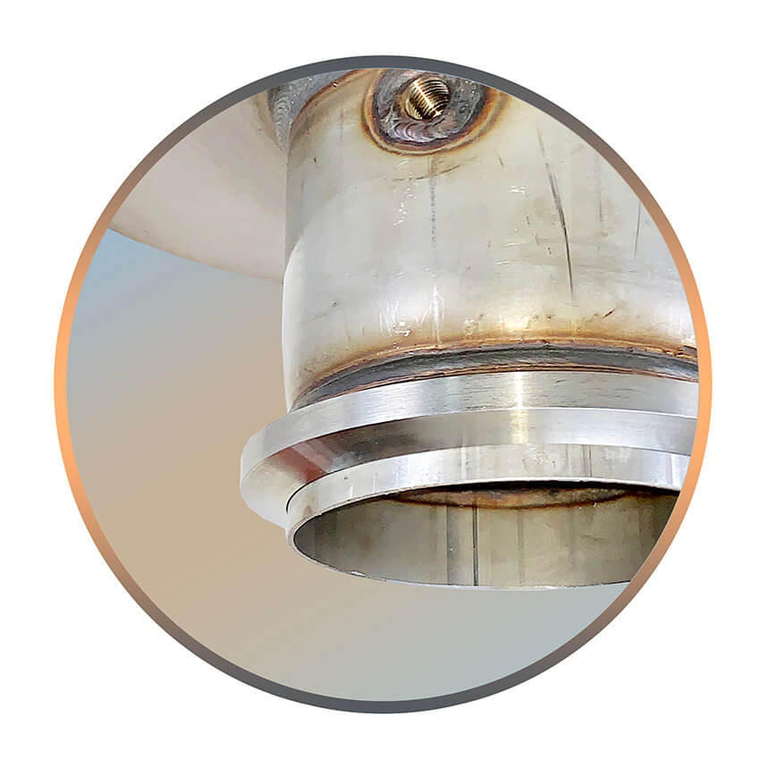 Redline Emissions Products Cummins DOC, Catalyst (4969718 / RED 58818) inlet detail