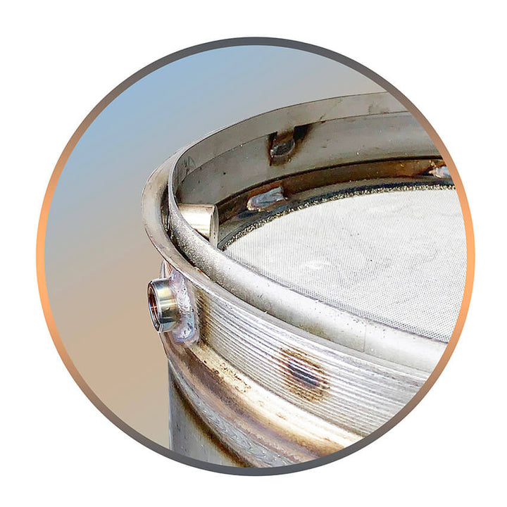 Redline Emissions Products Cummins DOC, Catalyst (4969718 / RED 58818) outlet detail