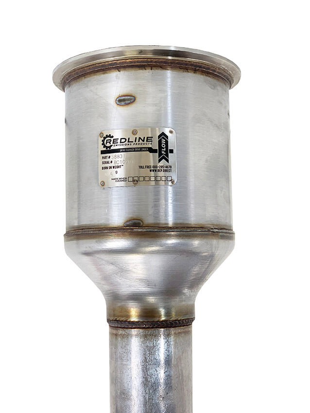 Redline Emissions Products Navistar MaxxForce 7 / DT Catalyst (RED 58831) front close