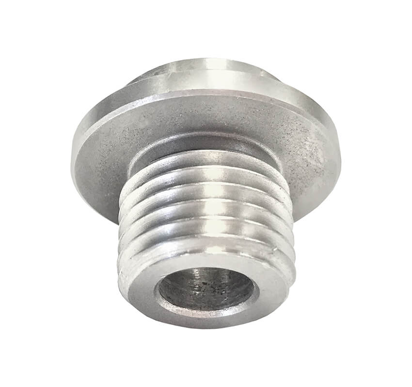 Redline Emissions Products Weld Bung (BG1011) - Male Thread M14 X 1.50,  7/8" OD,  11/16" H