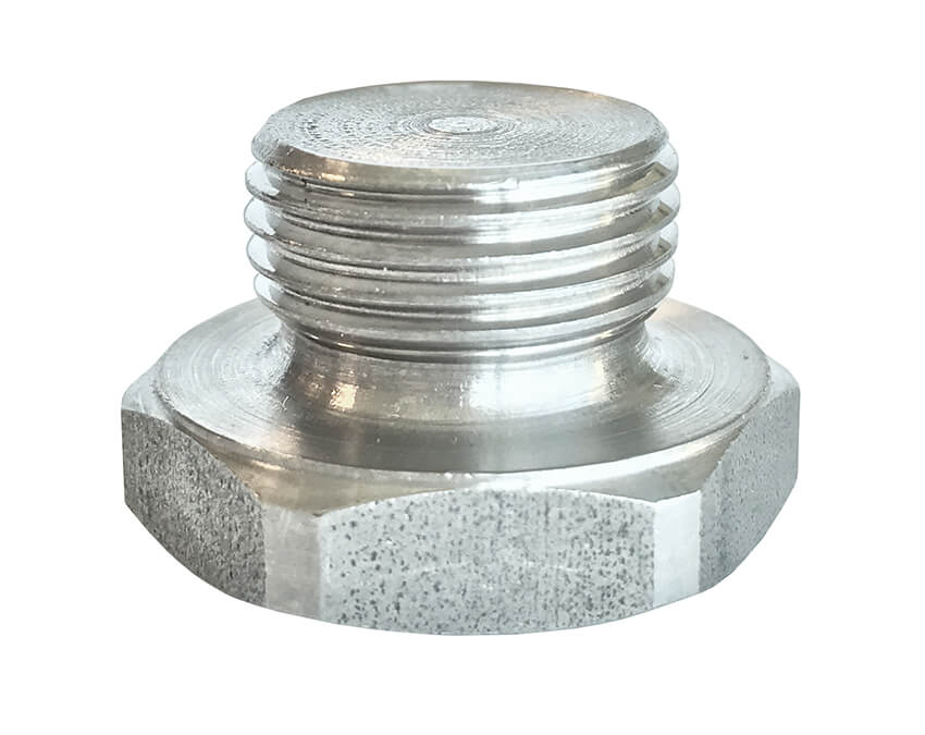 Redline Emissions Products NOx / O2 Plug Weld Bung (BG1015) - M18 X 1.50, 1" OD,  21/32" H