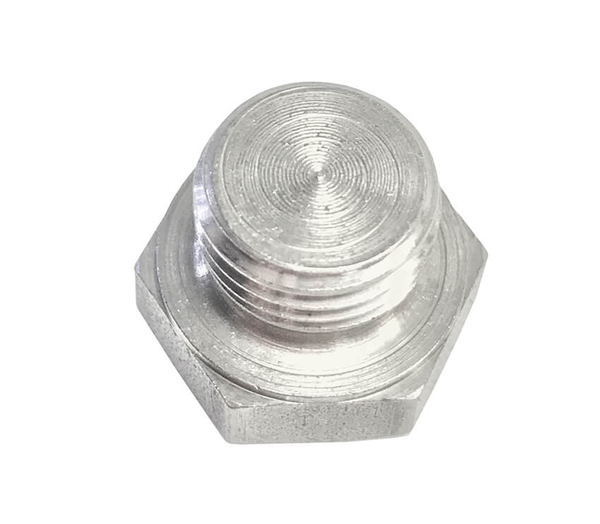 Redline Emissions Products NOx / O2 Plug Weld Bung (BG1024) - M12 X 1.25, 5/8" OD, 9/16" H