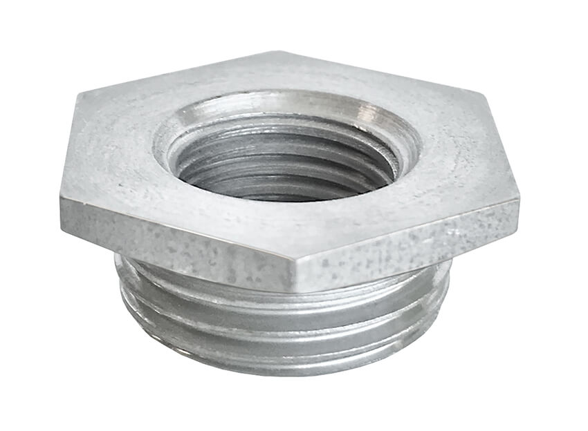Redline Emissions Products NOx / O2 Adapter Weld Bung (BG1026) - M12 X 1.25 &amp; M18 X 1.50, 7/8" OD, 3/8" H