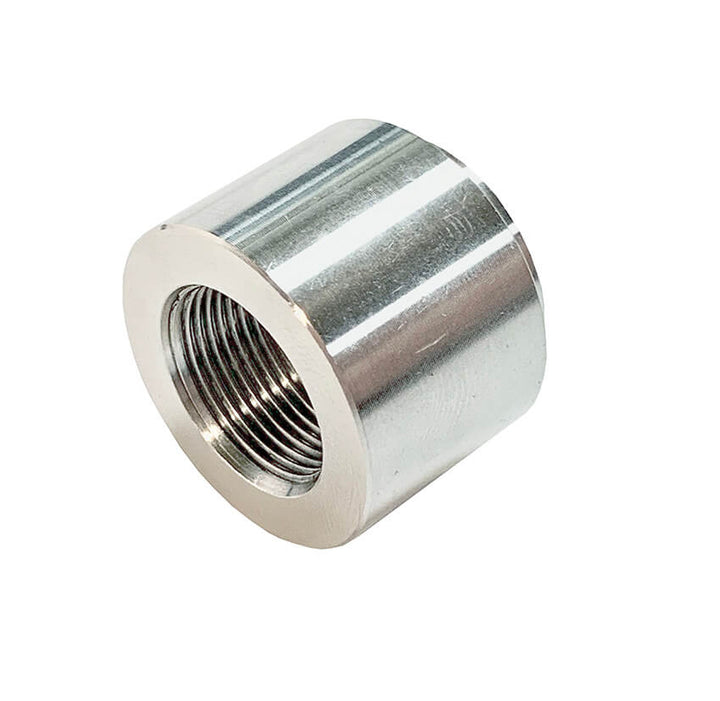 Redline Emissions Products Weld Bung (BG2013) - M16 X 1.00, 1" OD, .787" H, Flat Flare Stepped