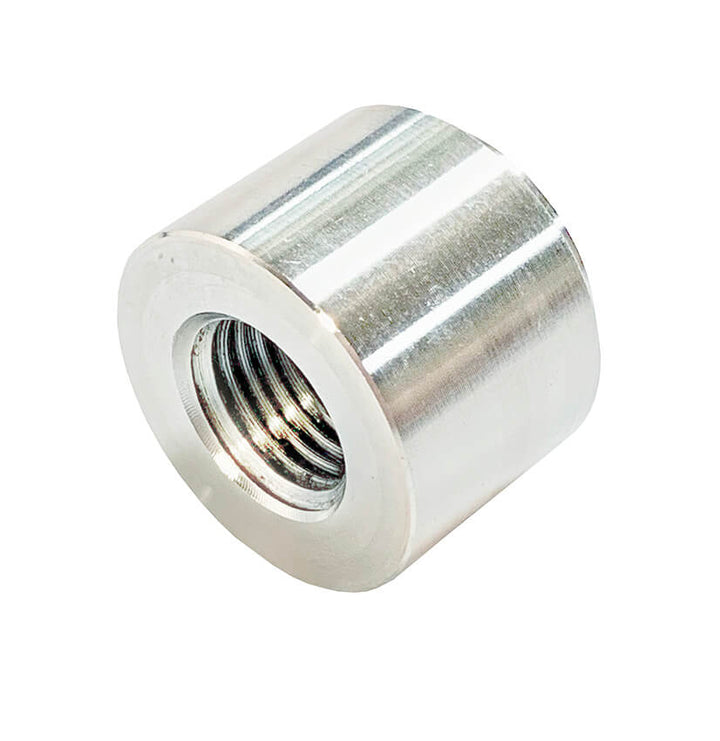 Redline Emissions Products Weld Bung (BG2014) - M14 X 1.50, 1" OD, .787" H, Flat Flare Stepped