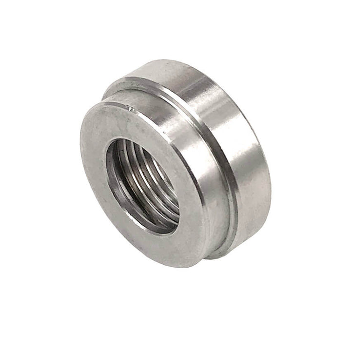 Redline Emissions Products Weld Bung (BG2015) - M20 X 1.50,  1.18" OD, .472" H, Flat Flare Stepped. Replaces Detroit 23539608