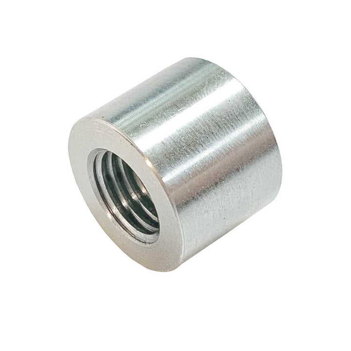 Redline Emissions Products Weld Bung (BG2018) - M12 X 1.25, 0.79" OD, 0.61" H, Flat Flare Stepped. Replaces DETROIT 23539605