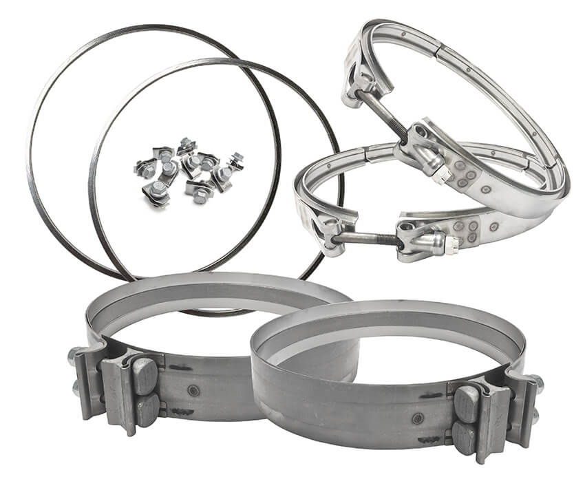 Clamp &amp; Gasket Kit for Detroit One Box - DRPDD1BK