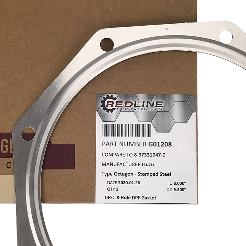 Redline Emissions Products Replacement for OEM Isuzu DPF Gasket (8-97331-947-0 / REP G01208)
