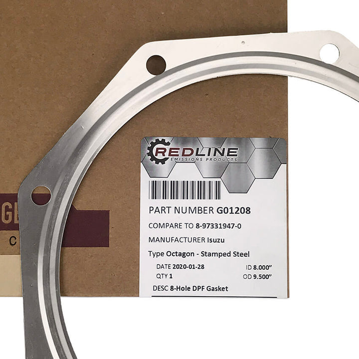 Redline Emissions Products Replacement for OEM Isuzu DPF Gasket (8-97331-947-0 / REP G01208)