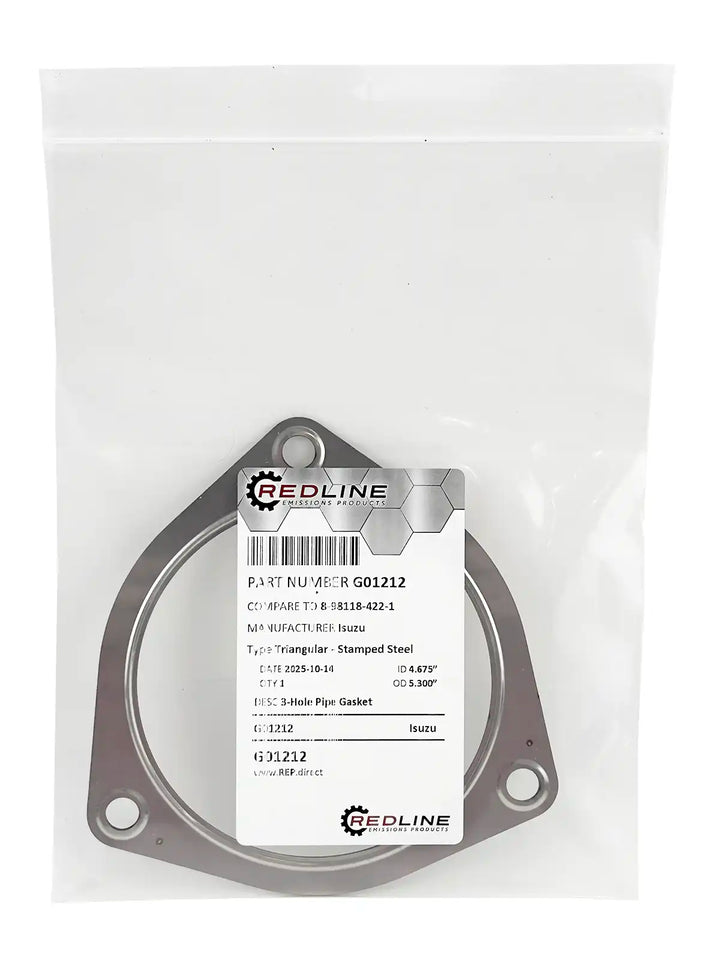 Redline Emissions Products Replacement for OEM Isuzu DPF Gasket ( 8-98118-422-1 / REP G01212)
