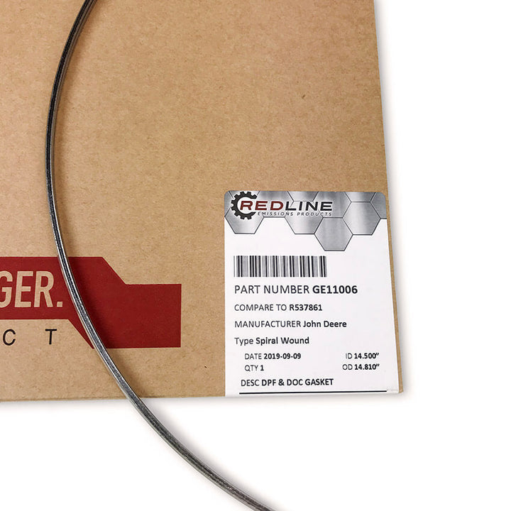 Redline Emissions Products Replacement for OEM John Deere DPF Gasket (R537861 / REP GE11006)