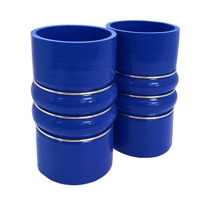 Redline Emissions Products Charge Air Cooler Cold Side Hose with Clamps (OEM 7758-0001 / RED RLC3006) pair