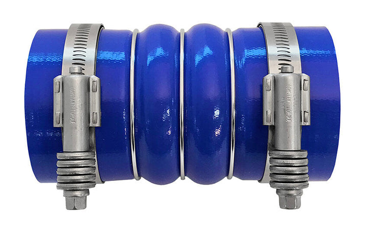 Redline Emissions Products Charge Air Cooler Cold Side Hose with Clamps (OEM 7753-0001 / RED RLC3506) side with clamps