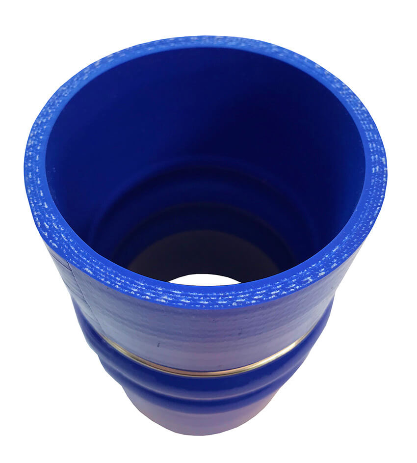 Redline Emissions Products Charge Air Cooler Cold Side Hose with Clamps (OEM 7753-0001 / RED RLC3506) top view