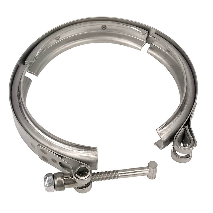 Redline Emissions Products OEM Paccar / Peterbilt DPF Clamp (OEM 90-0012 / RED VB2012) open