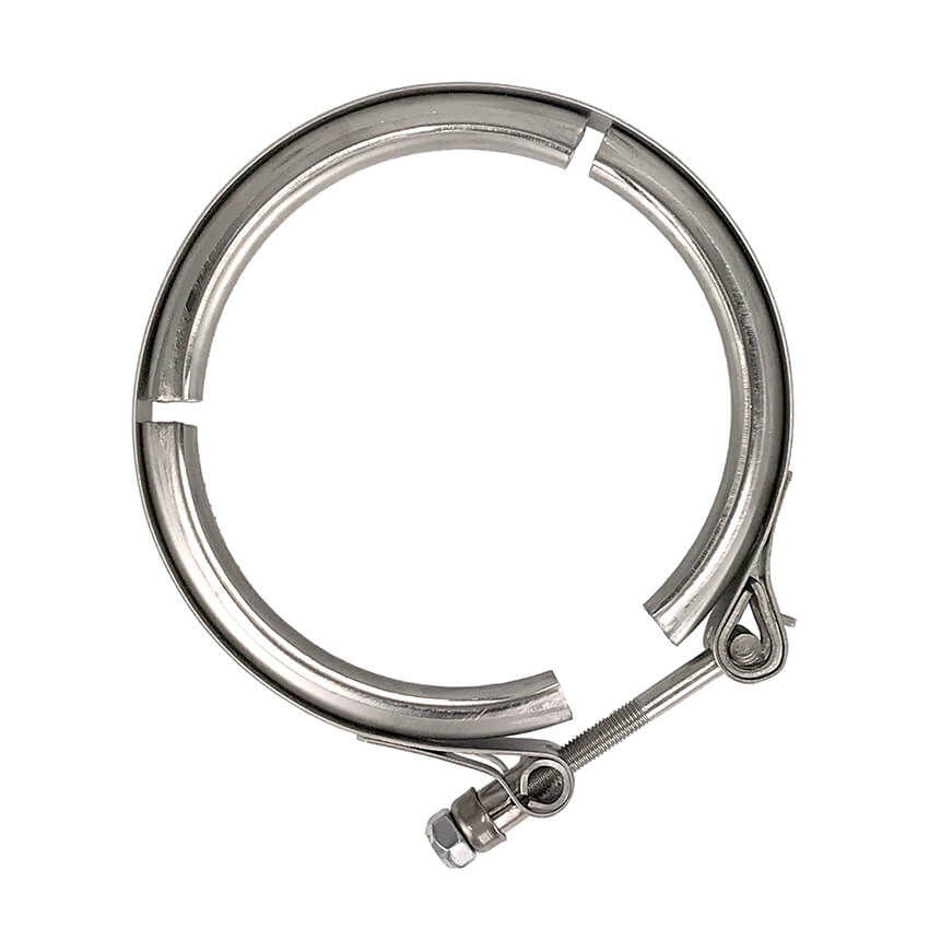 Redline Emissions Products OEM Paccar / Peterbilt DPF Clamp (OEM 90-0012 / RED VB2012) top view